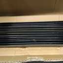 Fence Posts 7FT, Metal U Posts for Wire Fence, 10 Pack，Black