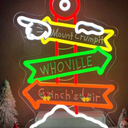 Adjustable Neon Grinch Christmas Sign for Wall Decoration MultiColor
