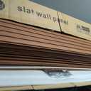 Art3d WPC Wainscoting Panels, 16-Pack 48 x 6 Inch 3D Wall Accents for Interior Wall Decor, Living Room, Bedroom, Teak