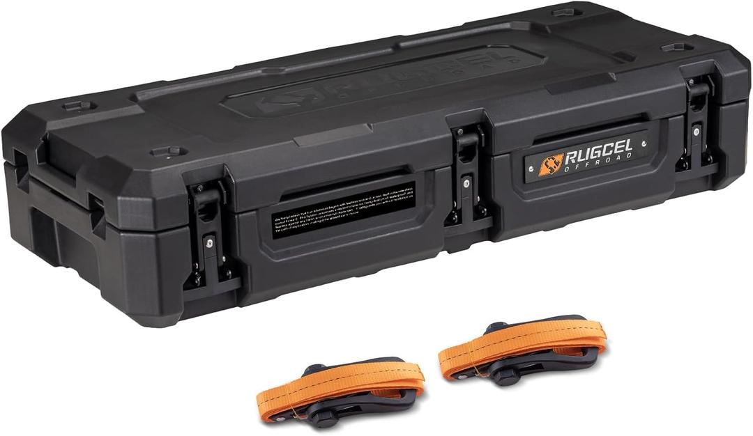 RUGCEL 58L Waterproof Dry Box - Heavy-Duty Overland & Off-Road Storage Case for Car Camping Equipment, Roof Gear & Vehicle Luggage