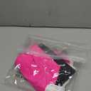 Womens Tube Tops Summer Bandeau Casual Crop Top Going Out Strapless Tank Basic Short Shirt (One Size Plus, 3 Pieces Black,white,neon Pink)