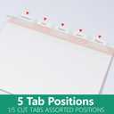 Hanging File Folders,Letter Size,1/5-Cut Adjustable Tabs,6 Per Box,Standard Green-1/5 Tabs (7590U)