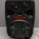 iLive Electronics Wireless Tailgate Party Speaker, LED Light Effects, Built-in Rechargeable Battery, Black (ISB380B)