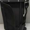 Sheenive Stadium Seats for Bleachers with Back Support, Bleacher Seats with Backs and Cushion Wide, Padded Portable Folding Comfort Stadium Chair with Shoulder Strap, Perfect for Sports Events (Black)