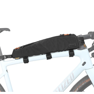 Rhinowalk Bike Top Tube Bag Bicycle Front Frame Bag Waterproof Bike Bag 2.1L with Dual Side Mesh Pockets for MTB Road Bike Cycling Commuting and Outdoor Adventures