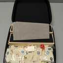 2-8 Players Games Gifts, Rummy Board Game Set, 214 Melamine Tiles, 8 Wooden Racks, Drawstring Bag, Premium Portable Case, Tile Board Games for Adults, Easter Basket Stuffers/Easter Gifts