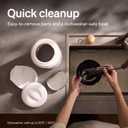 PETLIBRO Automatic Cat Feeder with Camera, 1080P HD Video with Night Vision, 5G WiFi Pet Feeder with 2-Way Audio, Low Food & Blockage Sensor, Motion & Sound Alerts for Cat & Dog Single Tray (White)