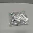 12 Pcs PU Leather Cheer Hair Scrunchies Gold Scrunchy School Performance Ponytail Holder Hair Accessories for Cheerleading Teen Girls College Sports (Silver) (Silver)