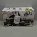 GreenPan Canterbury Hard Anodized Healthy Ceramic Nonstick, 10 Piece Cookware Pots and Pans Set, PFAS-Free, Dishwasher Safe, Oven Safe, Black