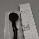 Marbrasse High Pressure Shower Head, 3-Settings Handheld Showerhead with ON/Off Full Shutoff Push Button and Switch to Control Flow, Angle-Adjustable Water Saving Body Sprays (Matte Black)