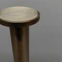 Ivilon Tension Curtain Rod - Spring Tension Rod for Windows or Shower, 24 to 36 Inch. Warm Gold