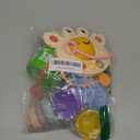 6 in 1 Montessori Toys for Babies Newborn Stacking Block Soft Infant Ring Shape Learning Sensory Bin Pull String Teething Toy Tissue Box for Toddlers 18M+ 2 3 Year Old Boy Girl Gift