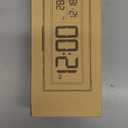 ALANAS Battery Operated Alarm Clock, Portable Digital Clock with Large Display, Snooze, Temperature & Date, Auto-Dim Night Light for Easy Reading, Ideal for Seniors, Kids, Bedroom, Travel, Nightstand (White)