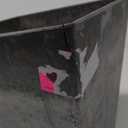 Novelty Artstone 11.5 in. H x 12 in. Dia. Gray Resin/Stone Powder Ella Flower Pot
