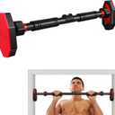Pull Up Bar for Doorway, Adjustable Pull Up Bar, 25.5-39.4 Telescopic Upper Body Strength Training System with Locking, Max 440lbs Steel Portable Door Frame Pullups BAR for Home, Gym