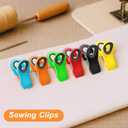 2 x 12 Pack Chip Clips Bag Clips, Magnetic Bag Clip for Food Storage Heavy Duty, Plastic Food Clip for Chips, Snack, Kitchen, Refrigerator, Garden, Sewing, Fabric, Clothes Pins