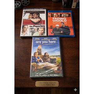 Fading Gigolo, The PaperBoy And Are You Here (Blu-ray)