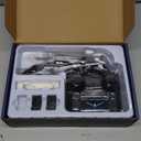 GQGQGQ A61 Airwolf Remote Controlled Helicopter Aircraft Plane 4CH RC Heli Aileronless 1/42 Scale 6-Axis Gyroscope Altitude Hovering Optical Flow Position 2Batteries for Adults Beginners/Black White