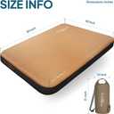 Lost Horizon Air & Foam Camping Mattress, Self-Inflating Sleeping Pad, 4.5" Thick, with Air Pump, Queen