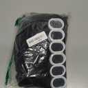 Shower Curtain & Rings, Black Curtain,White Rings, Tapestry Style, Bohemian Style