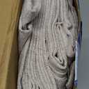 MIULEE Faux Linen Curtains 84 Inch Length 2 Panels Natural Semi Sheer Curtain with Back Tab Rod Pocket, Light Filtering Window Privacy Burlap Drapes for Living Room Bedroom 42W x 84L Linen