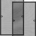 Paramondo 2 Sets DIY Window Screen Frame Kit, Black, 46" x 46"
