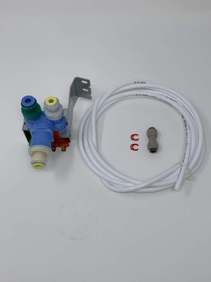 W10179146, W10408179, W10445780, Replacement Water Inlet Valve Kit for Refrigerator by OEM Parts Manufacturer W10155357, 2186486, 2205762, 2304757