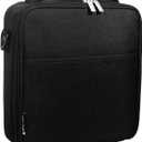 Reusable Insulated Lunch Box for Men and Women (Black) Durable Leakproof Cooler Tote Bag Freezable Lunch Bag for Adults. Top Women and Mens Lunch Box for Office Work, Picnic