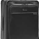 Briggs & Riley 26" Medium Expandable Spinner - Checked Luggage for Travel, Suitcases with Wheels, Softside Rolling Bag for Men & Women, Self-Repairing Zipper - Baseline Collection, Black