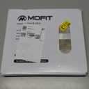 MOFIT Backsplash Tile for Kitchen Peel and Stick Stone Matte Finish, Bathroom Tiles Stickers 3D Wall Panel Linear Mosaic Marble Backsplash Waterproof(10sheets, Castle Brown)