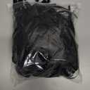 2 Yards PU Leather Fringe Trim 6 Inch Sewing Tassel Trim for DIY Craft Clothing Handbag Sewing Craft Embellishment Decoration Black
