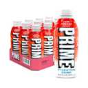 PRIME Hydration CHERRY FREEZE, Sports Drinks with Coconut Water, Electrolyte Enhanced to Replenish Fluids, Zero Added Sugar, B Vitamins, Antioxidants, Made with Natural Flavors, 16.9 Fl Oz 12 Pack (EXP 09/15/27)