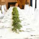 6Ft Artificial Norfolk Pine Christmas Garlands - Green Artificial Greenery for Indoor Outdoor Christmas Decorations