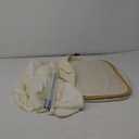 StorageWorks 100L Large Laundry Hamper with Lid, Tall Laundry Basket with Bamboo Handles and 1 Removable Inner Bag, Collapsible Laundry Hamper for Clothing, Towels, Beige, 1-Pack