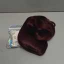 Burgundy Wig with Bangs for Women Long Burgundy Wavy Wigs 26 Inch Dark Red Wigs Natural Looking Heat Resistant Synthetic Wig for Daily Party Use