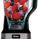 Ninja Blender, For-Smoothies, Salsa, Shakes, Slush, and-Frozen Drinks, Pitcher, and-Lid, for-Kitchen, Crushes Ice, Fruit, and-Veggies, 1000-Watt, Dishwasher Safe, Black, NJ601AMZ