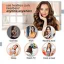 Heatless Curling Rod Headband,Overnight Hair Curler Headband, Long Soft Hair Curler No Heat Curling Headband Ribbon Curl Wrap for Long Hair Rollers,Hair Curling Rods