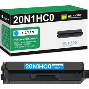 20N1HC0 Cyan Toner Cartridge (with Chip) Replacement for Lexmark CS331 High Yield Toner Cartridge Works with CS331 CS331dw CX331 CX331adwe CS431 CS431dw CX431 CX431adw Printer (1-Pack, 4,500 Pages)