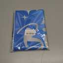 Blue and Silver Birthday Backdrop Indoor Outdoor Decorations Birthday Party Supplies Photography Background for Favor Boys Girls Kids Men Women 5x3ft