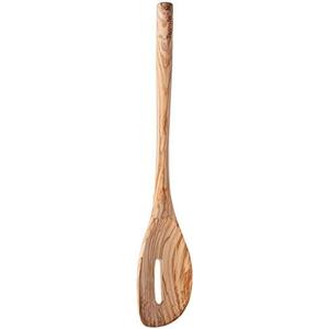 Tovolo 81-29286 Wooden Slotted Cooking Utensil, Olivewood Kitchen Spoon, One