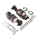 Catalytic Converter Set Replacement for Honda Ridgeline Accord Pilot Odyssey Acura MDX 3.0L 3.2L 3.5L 3.7L 16450 16451 641355 641356 40656 40657 Weonefit