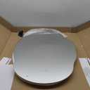 LED Bathroom Mirror with Lights,Asymmetrical Led Bathroom Vanity Mirror for Wall with Front and Backlit, Anti Fog, 3 Colors and Dimmable Light,[Horizontal/Vertical] 35" H x 25" W (Clear)
