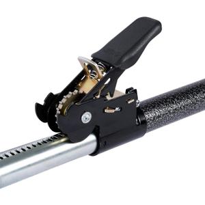 Keeper Adjustable Cargo Bar for Pickup Truck Bed, Ratcheting Cargo Bar, Ideal Work Truck Accessories, Black/Silver, 40"-70" Adjustable Length