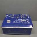 Alomidds Weighted Blanket for Adults (60"x80",15lbs Queen Size - Green), Cooling Breathable Soft and Comfort Minky, Heavy Blanket with Glass Beads