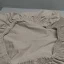 H.VERSAILTEX Velvet Stretch Couch Cushion Cover Plush Cushion Slipcover for Chair Cushion Furniture Protector Seat Cushion Sofa Cover (1 Piece Armchair Cushion Covers, Taupe), 30.5"D x 29.5"W x 10"H