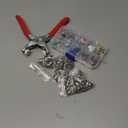 Metal Snap Button Kit - Snap Fastener Tool for Sewing Clothing Leather Crafting, 400 Sets in 10 Colors 9.5mm with Storage Box