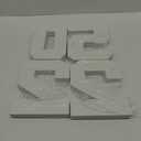 2025 Set Cardboard Number for Charcuterie 10.2'' Fillable Tray Charcuterie Paper Box for Graduation Anniversary Birthday New Year Party Decorations Chocolate Cookies Goodie Cupcake Box (White)