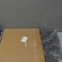 Wood Vinyl Record Storage, Retro & Durable Vinyl Crate and Record Holder, Album Storage Record Case Box for 60+ Records, Perfect Record Organizer for Home Decor and Collection Display(Black) (1 Pack)