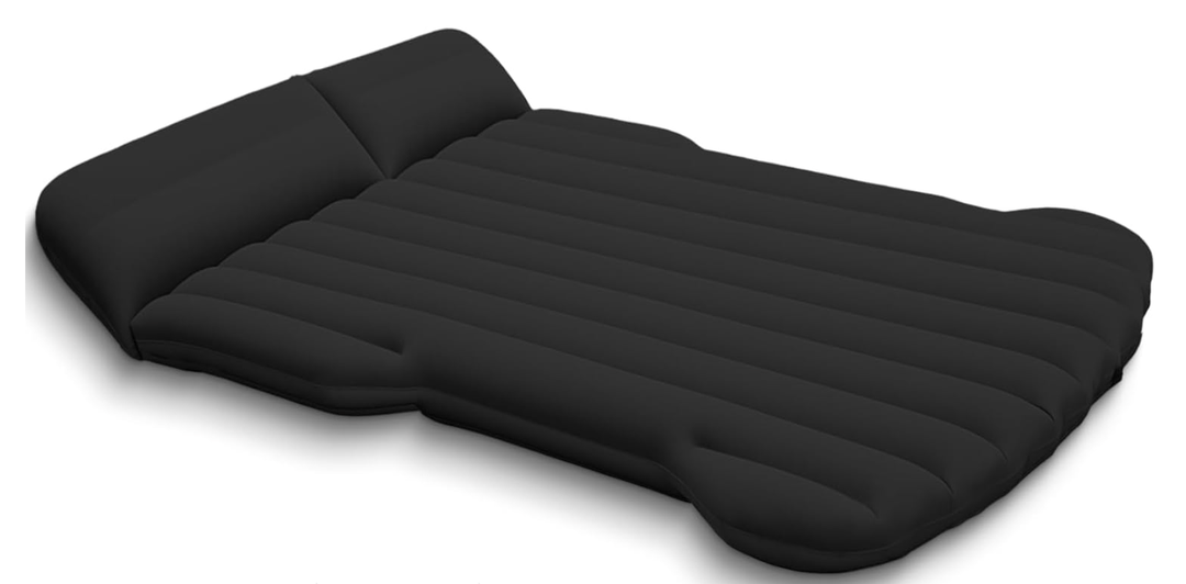 SUV Air Mattress for Camping, Air Mattress for Car Compatible with SUV, Camping Bed with Pump, Inflatable Sleeping Pad for Car Backseat, Truck Travel Bed for Road Trip 