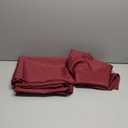 sancua 2 Pack Burgundy Tablecloth 54 x 54 Inch, Stain and Wrinkle Resistant Square Table Cloth - Washable Polyester Table Cover for Dining Tables, Buffet Parties and Camping